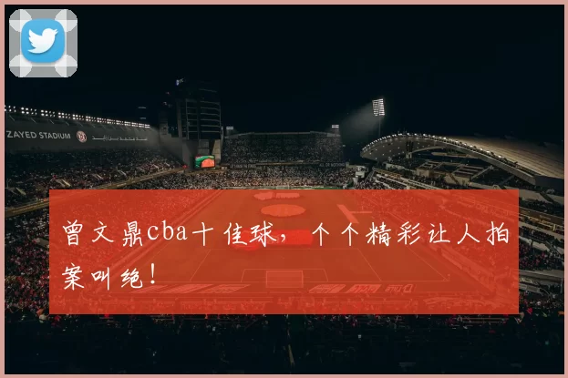 曾文鼎cba十佳球,个个精彩让人拍案叫绝!