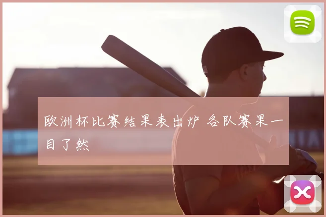 欧洲杯比赛结果表出炉 各队赛果一目了然